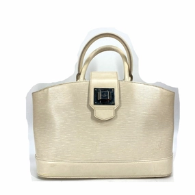 Louis Vuitton Lv ivory Epi Leather Handbag Tote Bag (Pre-Owned)