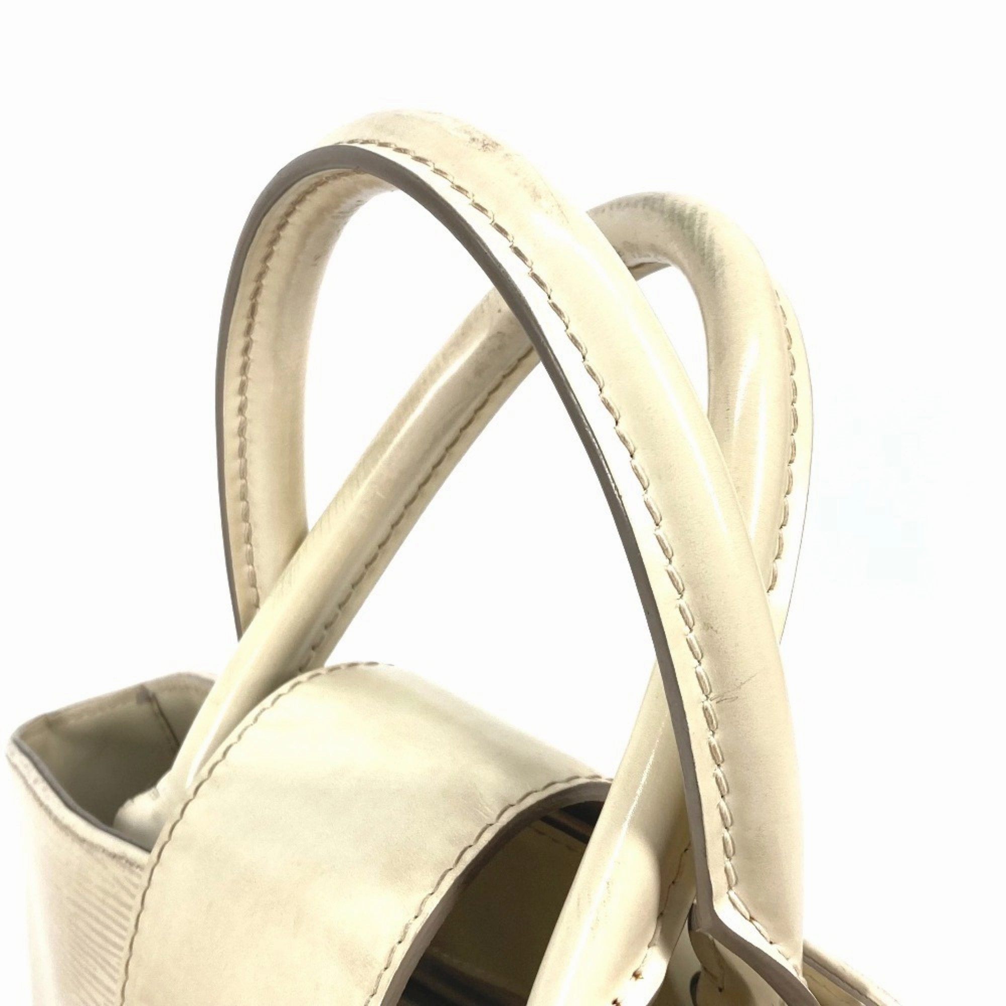 Louis Vuitton Lv ivory Epi Leather Handbag Tote Bag (Pre-Owned)