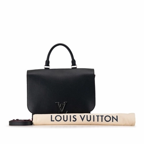 Louis Vuitton LV logo handbag shoulder bag 2WAY M42285 Navy pink leather ladies LOUIS VUITTON