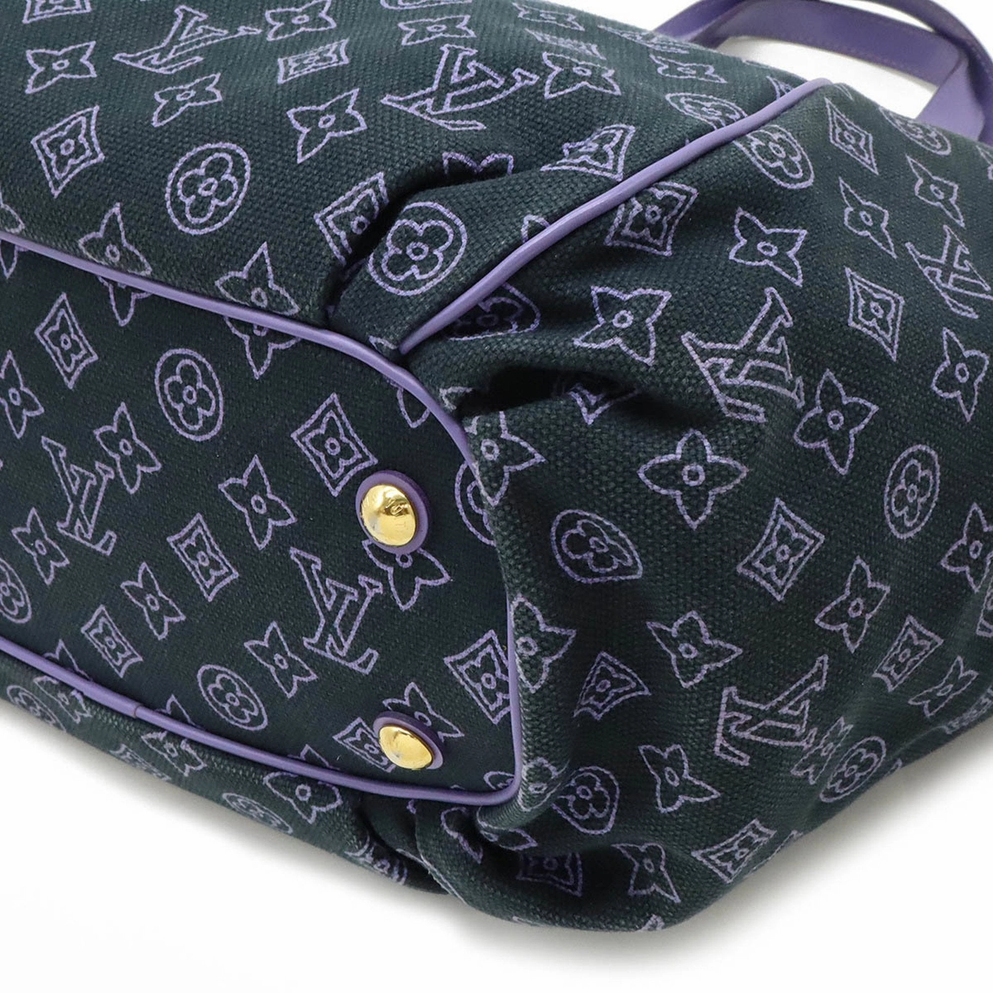 Louis Vuitton Marine Canvas Leather Shoulder Bag Tote Bag (Pre-Owned)