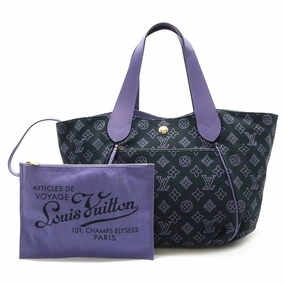 Louis Vuitton Marine Canvas Leather Shoulder Bag Tote Bag (Pre-Owned)