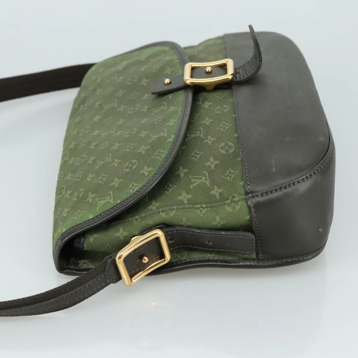 Louis Vuitton Marjorie Khaki Canvas Shoulder Bag