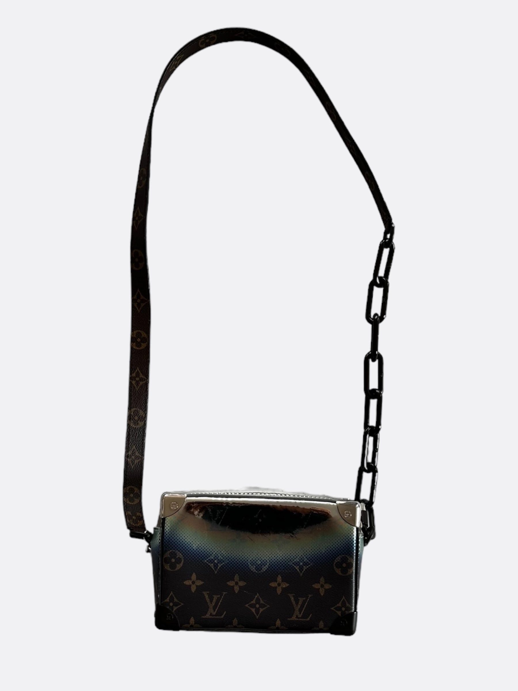 Louis Vuitton Metallic Gradient Brown Monogram Mini Soft Trunk
