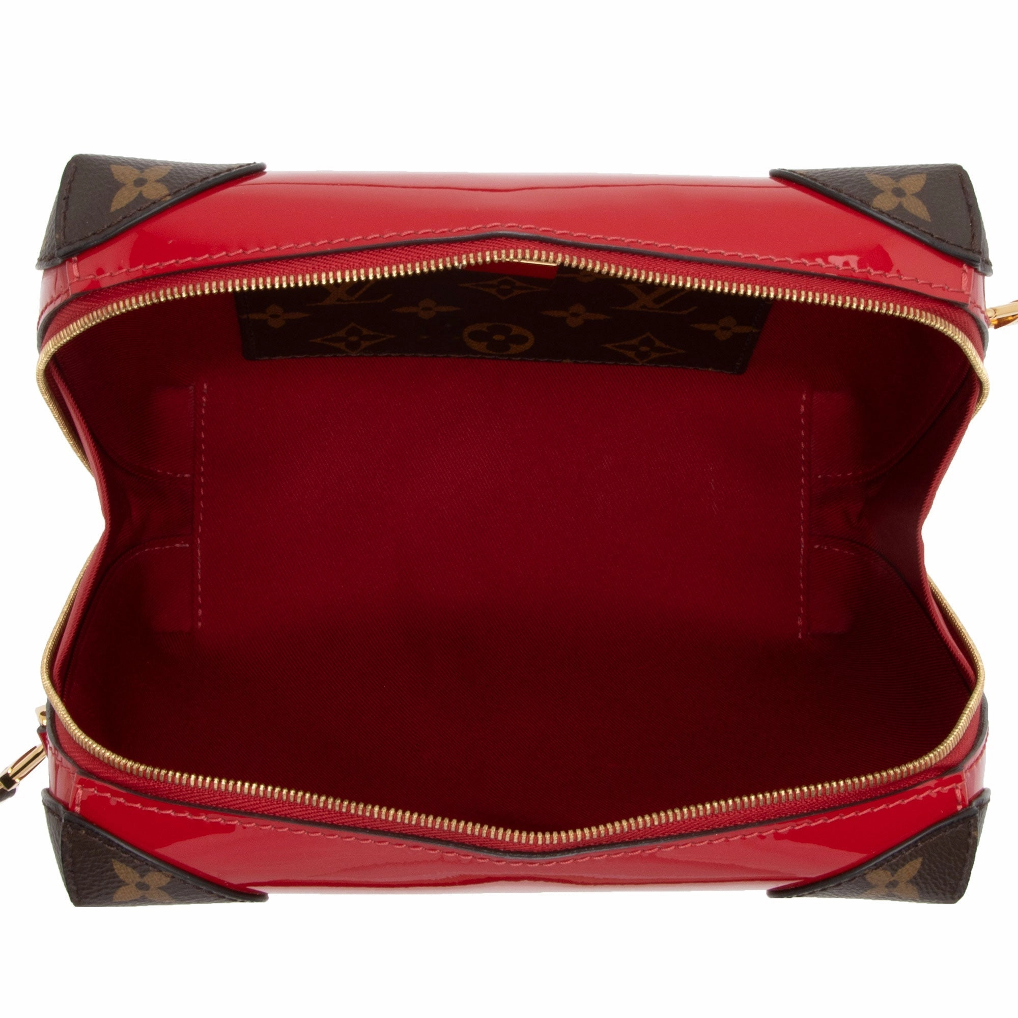 Louis Vuitton Miroir Patent Leather Venice Shoulder Bag (SHF-sJeW36)