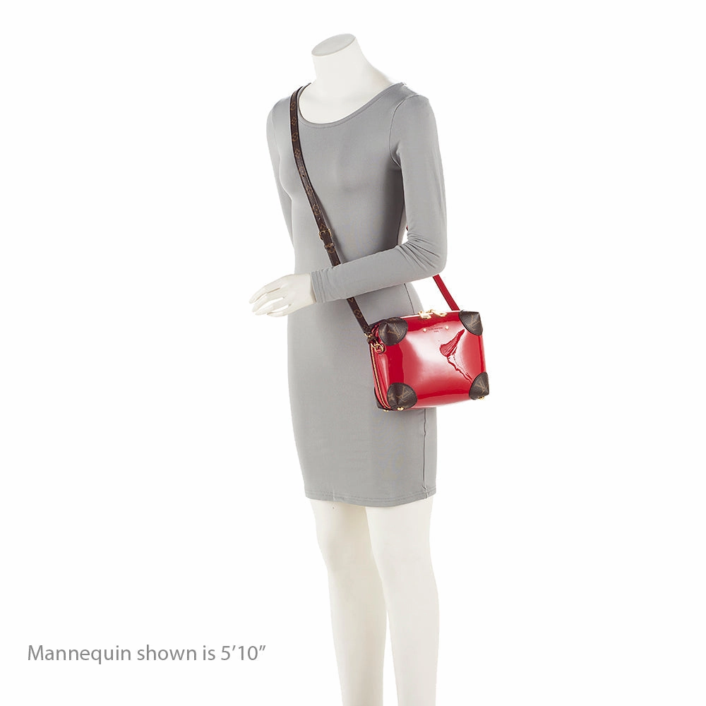 Louis Vuitton Miroir Patent Leather Venice Shoulder Bag (SHF-sJeW36)