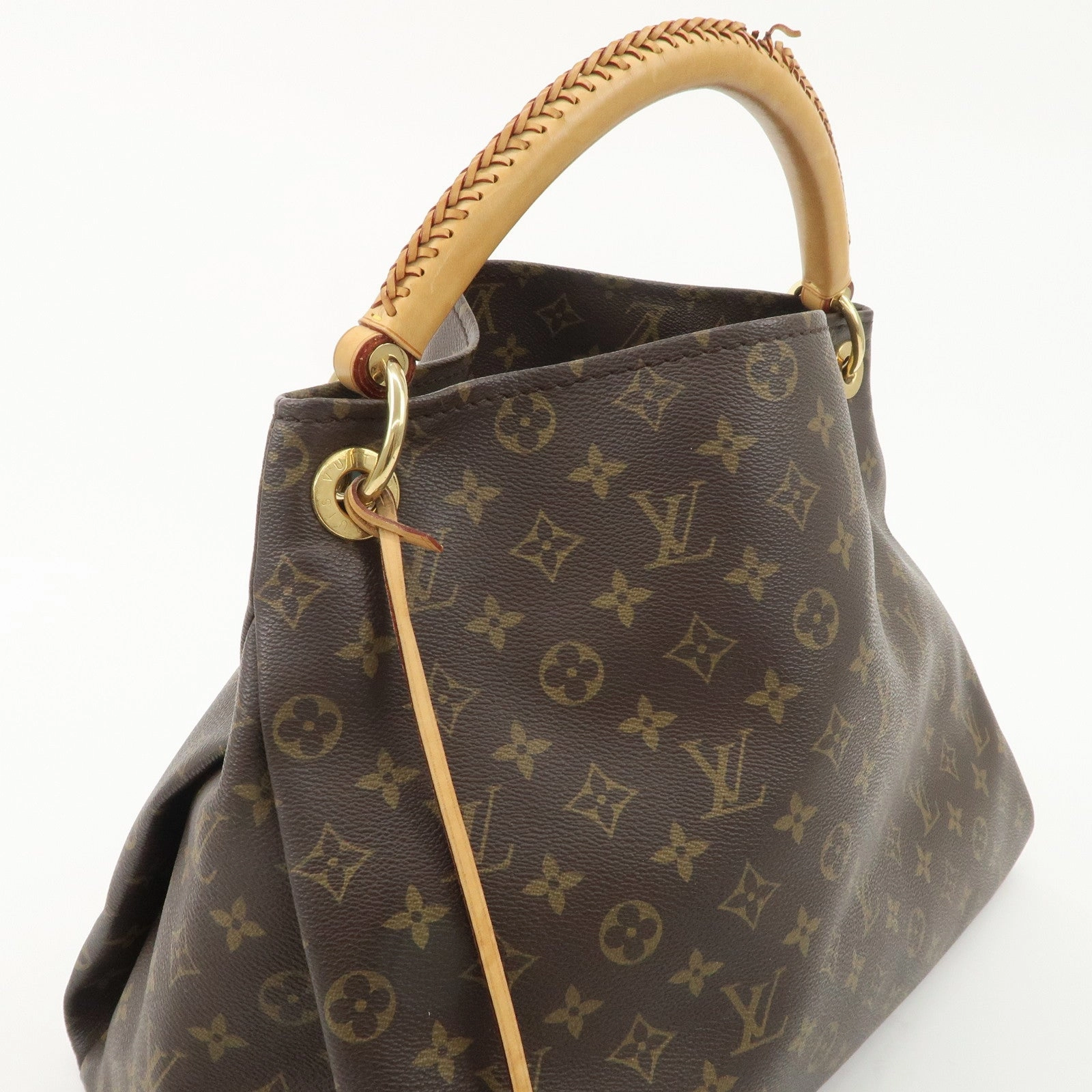 Louis Vuitton Monogram Artsy MM Shoulder Bag Brown M40249