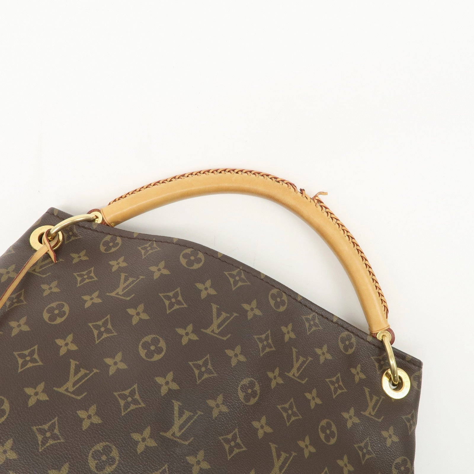 Louis Vuitton Monogram Artsy MM Shoulder Bag Brown M40249