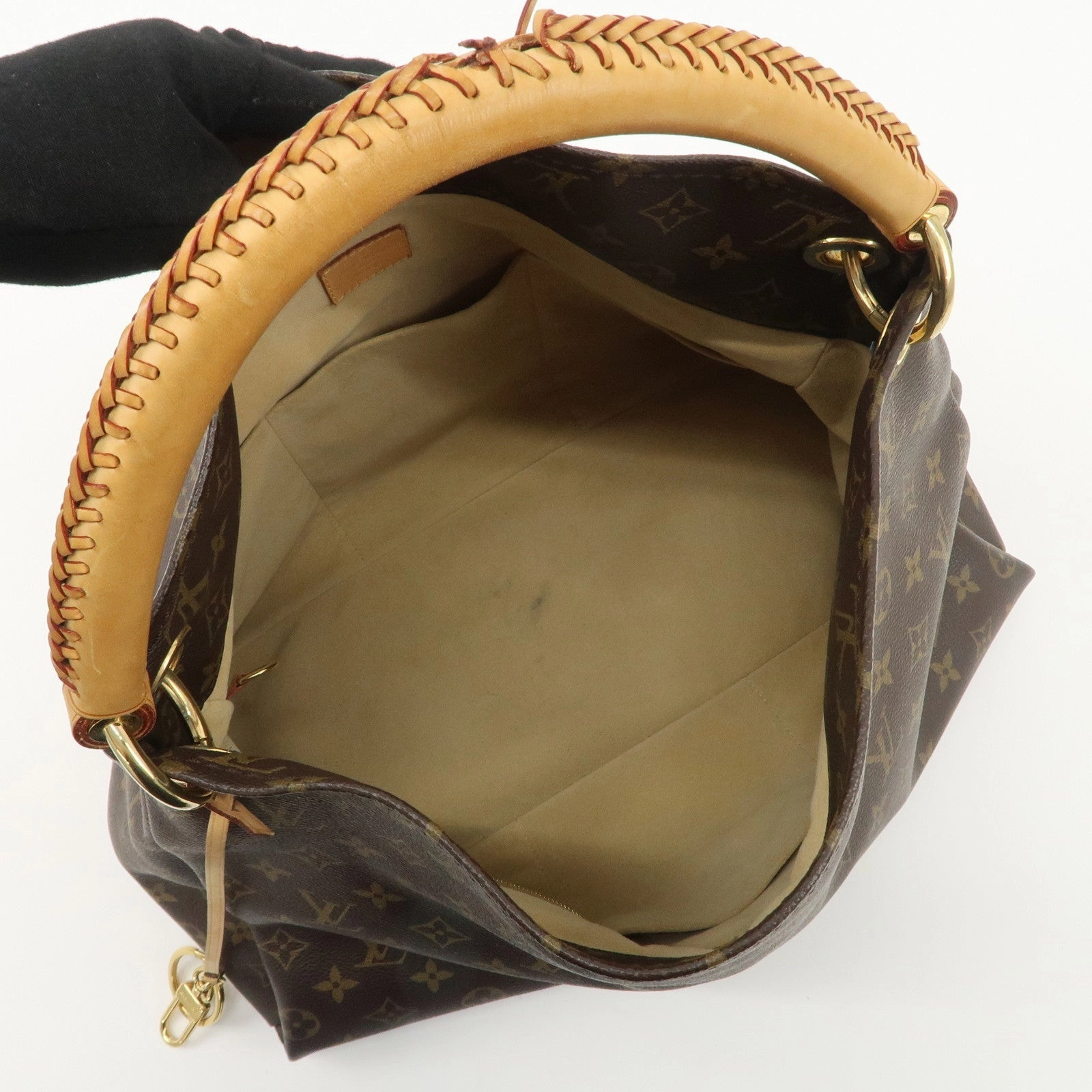 Louis Vuitton Monogram Artsy MM Shoulder Bag Brown M40249
