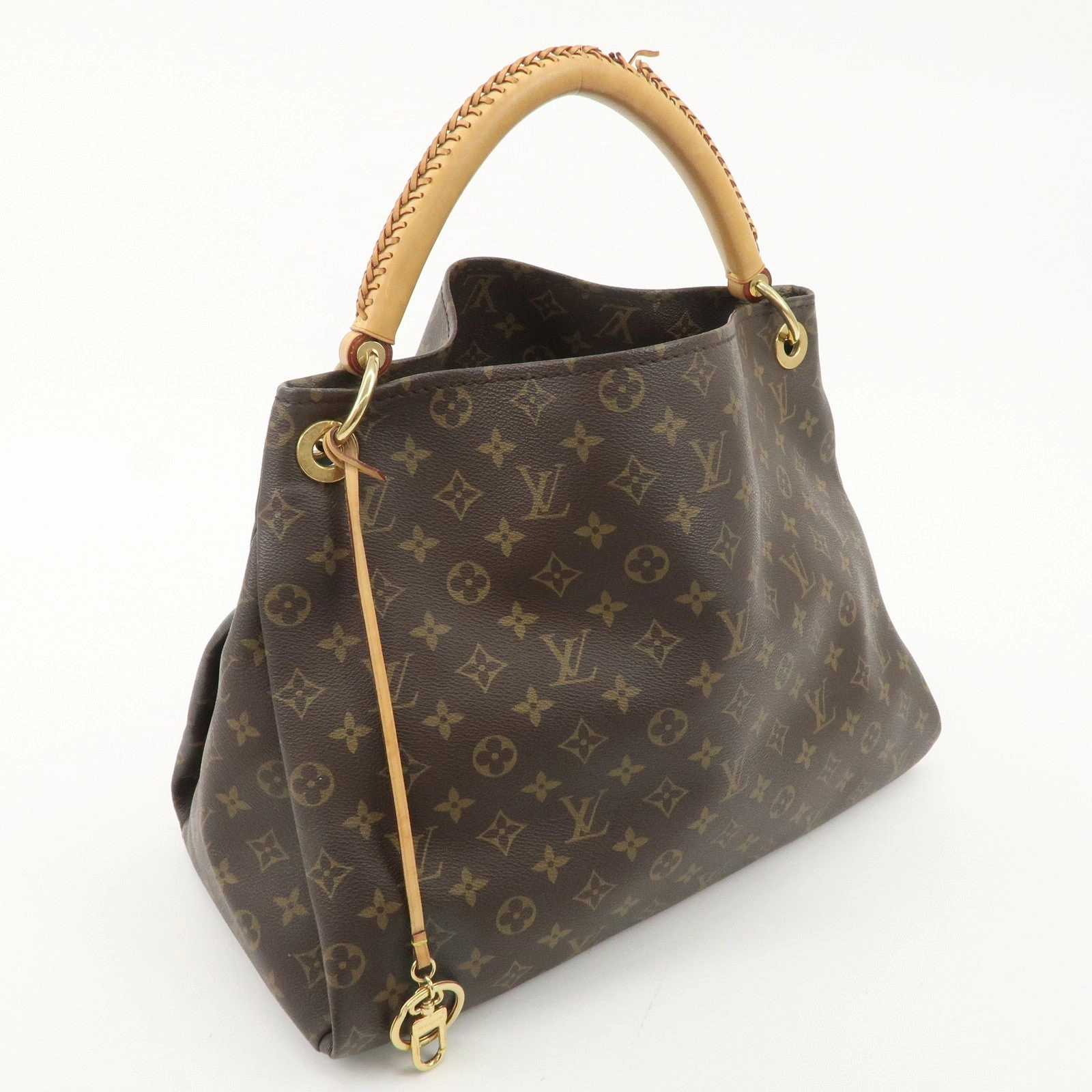 Louis Vuitton Monogram Artsy MM Shoulder Bag Brown M40249