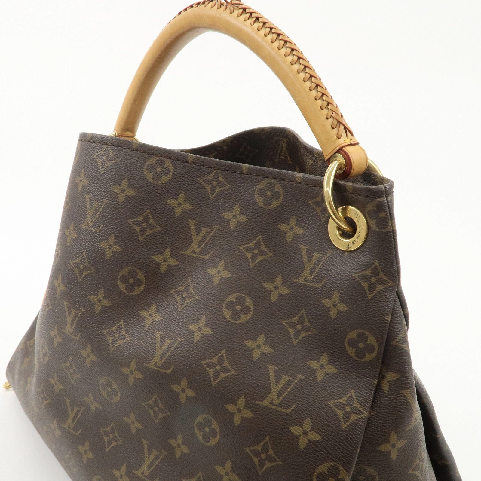 Louis Vuitton Monogram Artsy MM Shoulder Bag Brown M40249