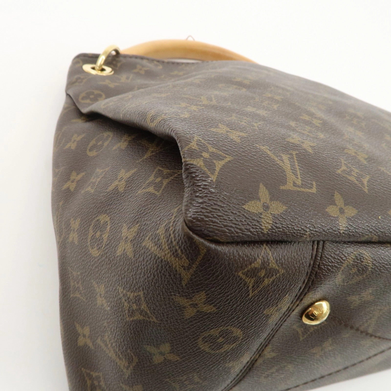 Louis Vuitton Monogram Artsy MM Shoulder Bag Brown M40249