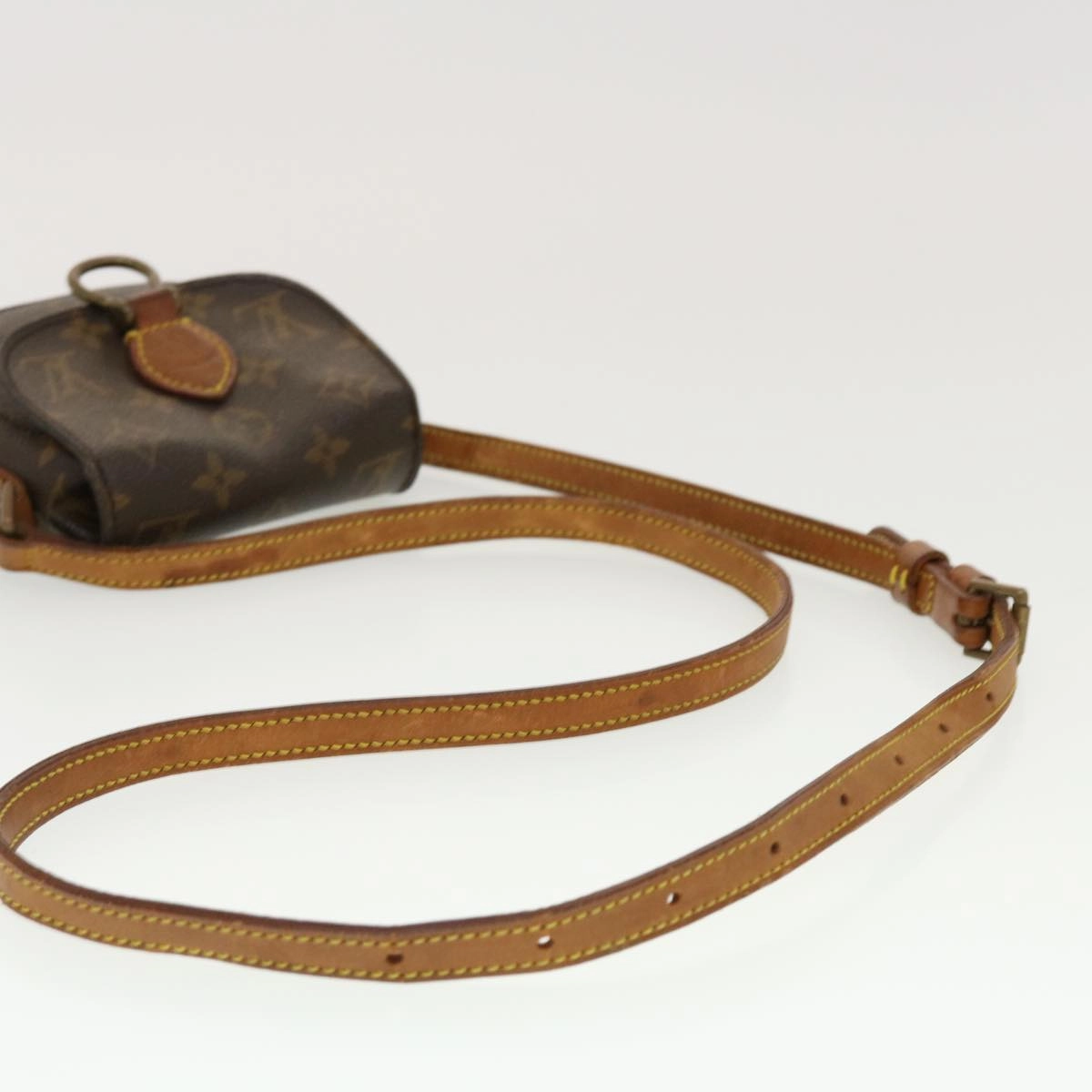 LOUIS VUITTON Monogram Bebe Saint Cloud Shoulder Bag M51245 LV yk6637B