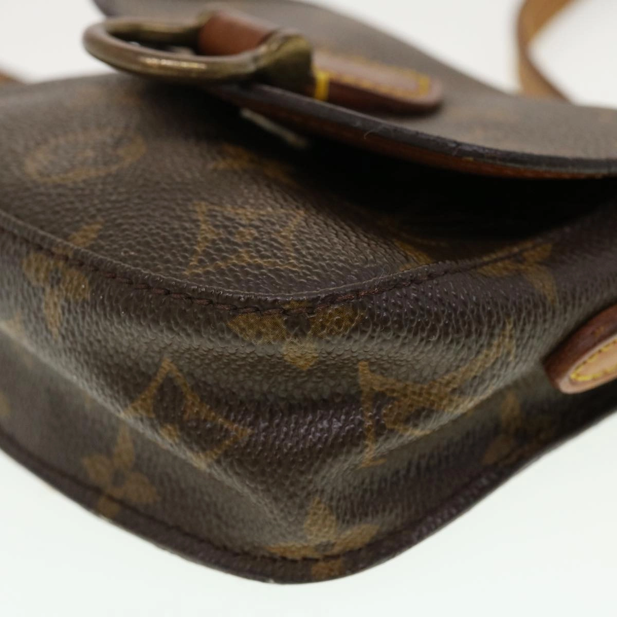 LOUIS VUITTON Monogram Bebe Saint Cloud Shoulder Bag M51245 LV yk6637B