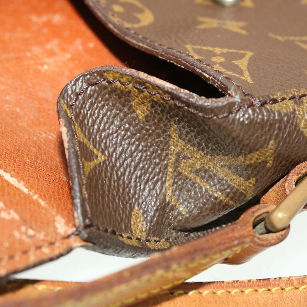 LOUIS VUITTON Monogram Bebe Saint Cloud Shoulder Bag M51245 LV yk6637B
