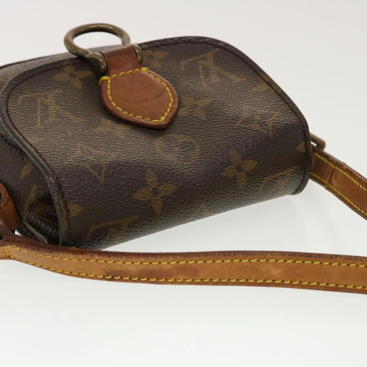 LOUIS VUITTON Monogram Bebe Saint Cloud Shoulder Bag M51245 LV yk6637B