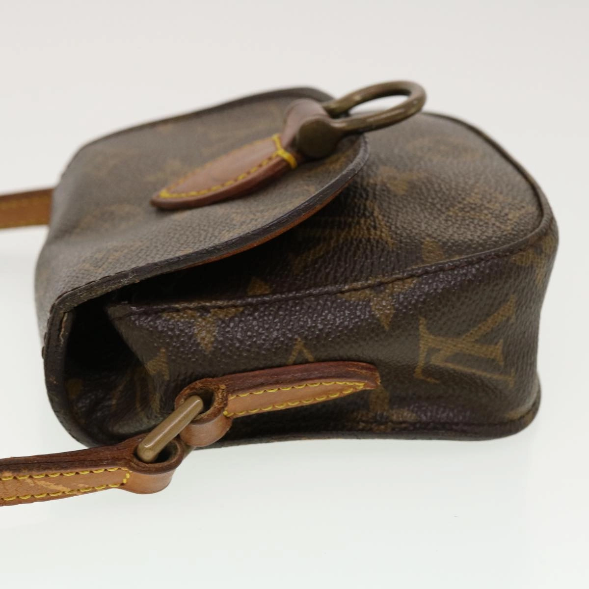 LOUIS VUITTON Monogram Bebe Saint Cloud Shoulder Bag M51245 LV yk6637B
