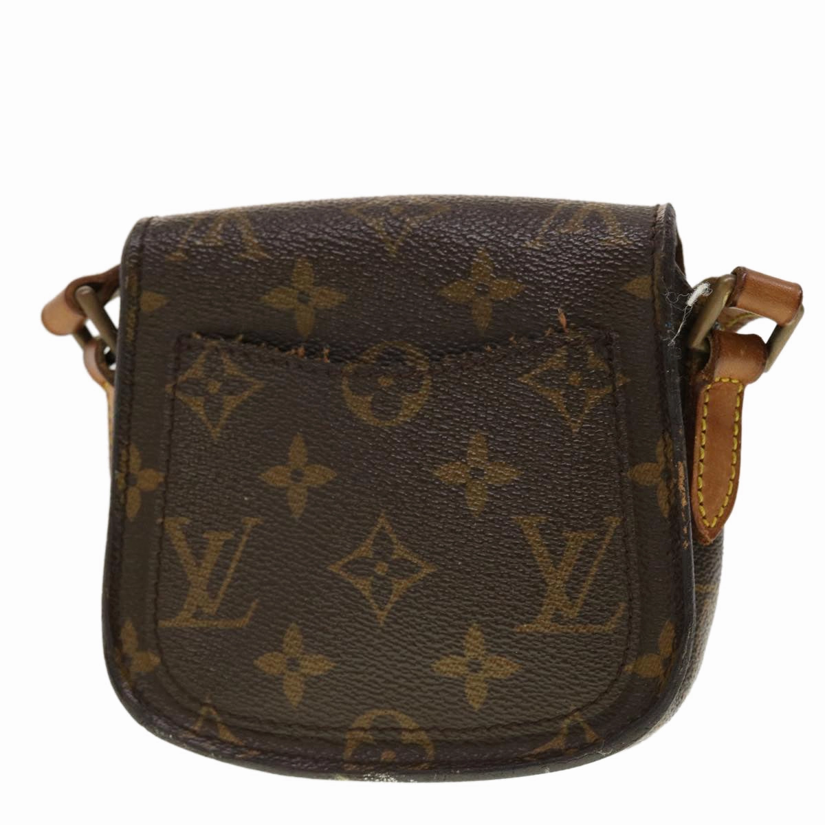 LOUIS VUITTON Monogram Bebe Saint Cloud Shoulder Bag M51245 LV yk6637B