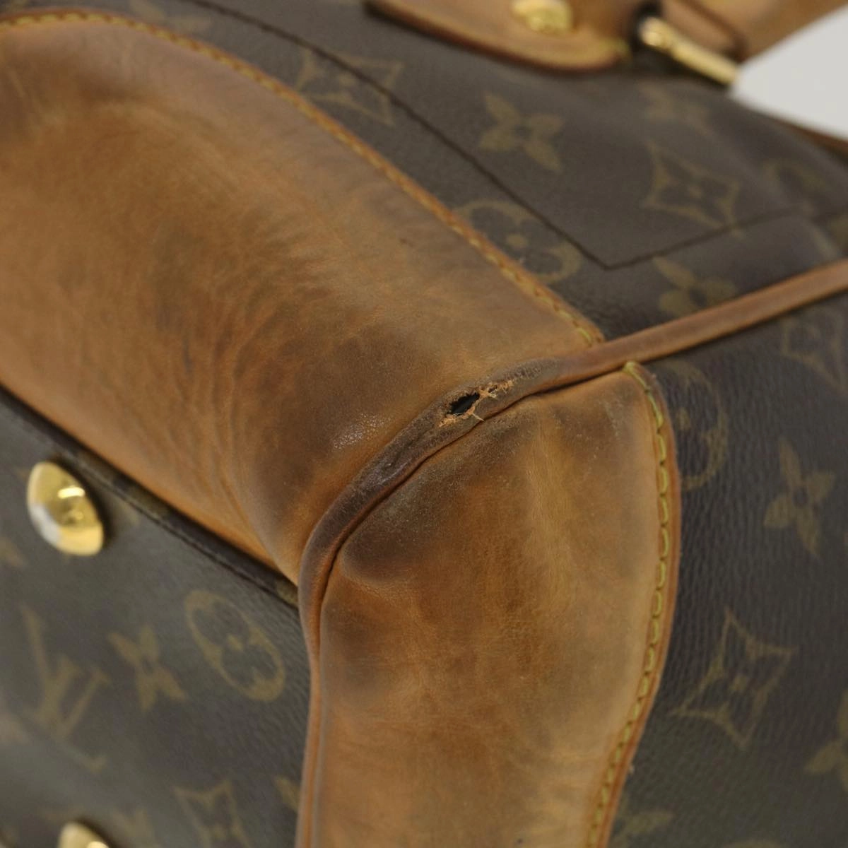 LOUIS VUITTON Monogram Beverly GM Shoulder Bag M40120 LV yk6152B