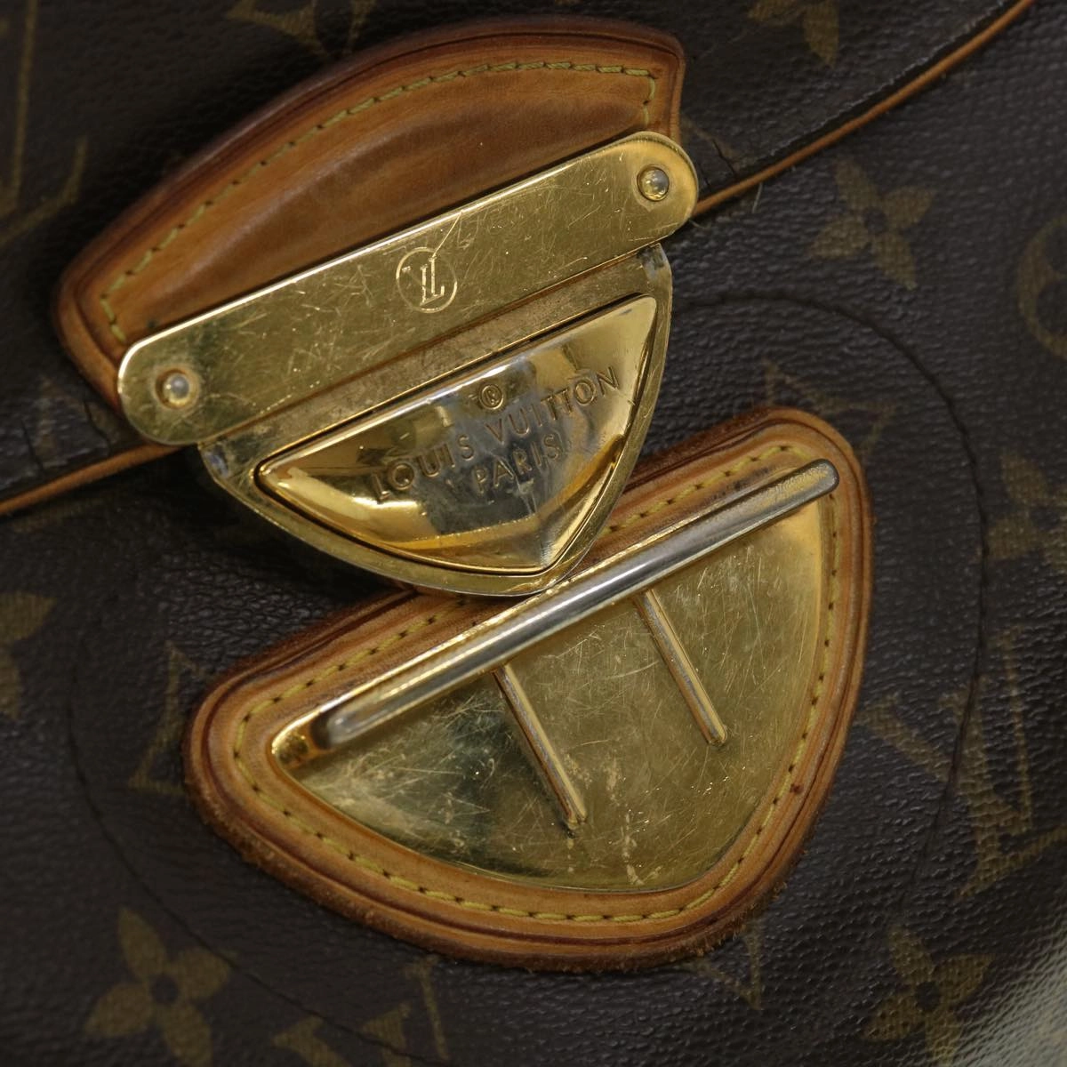 LOUIS VUITTON Monogram Beverly GM Shoulder Bag M40120 LV yk6152B