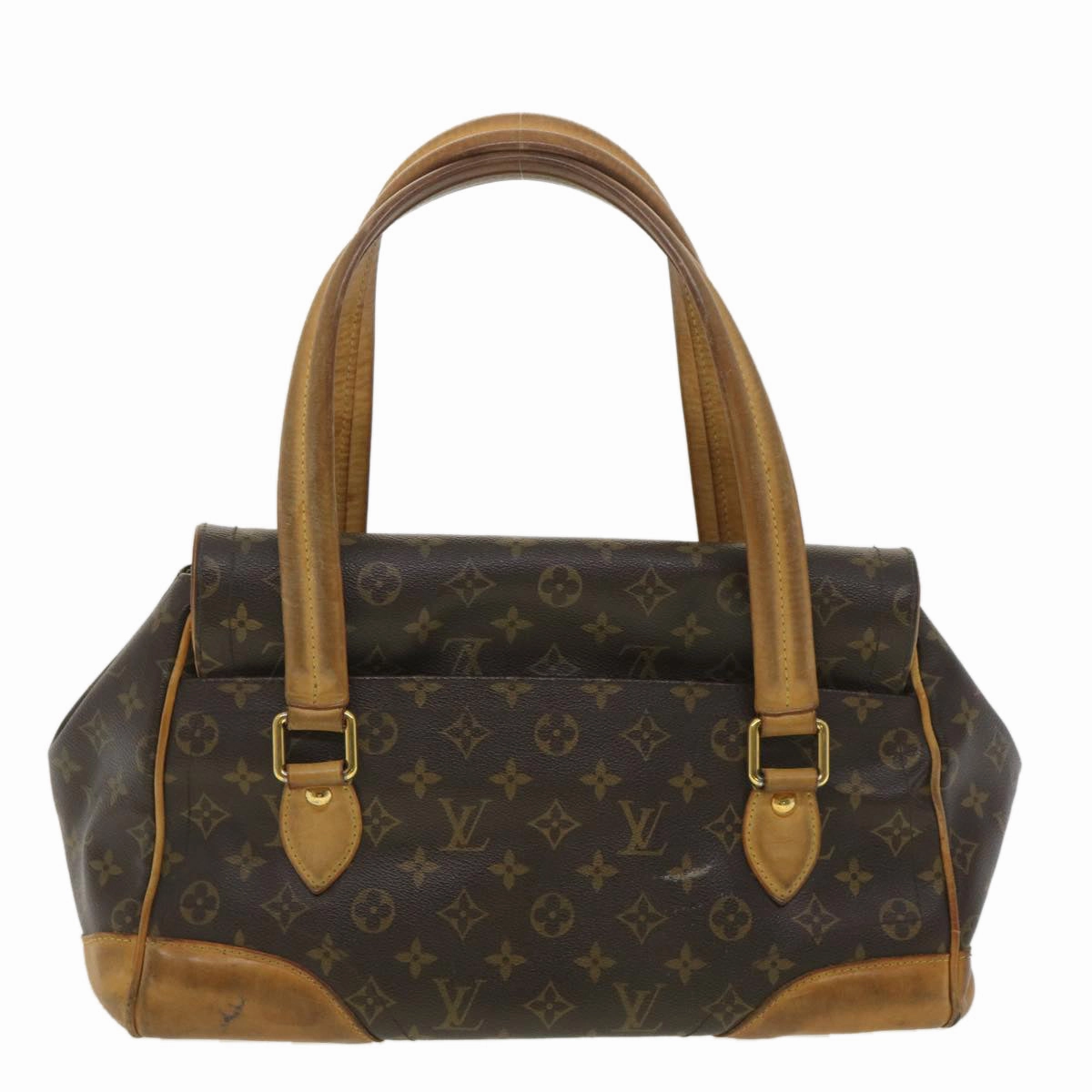 LOUIS VUITTON Monogram Beverly GM Shoulder Bag M40120 LV yk6152B