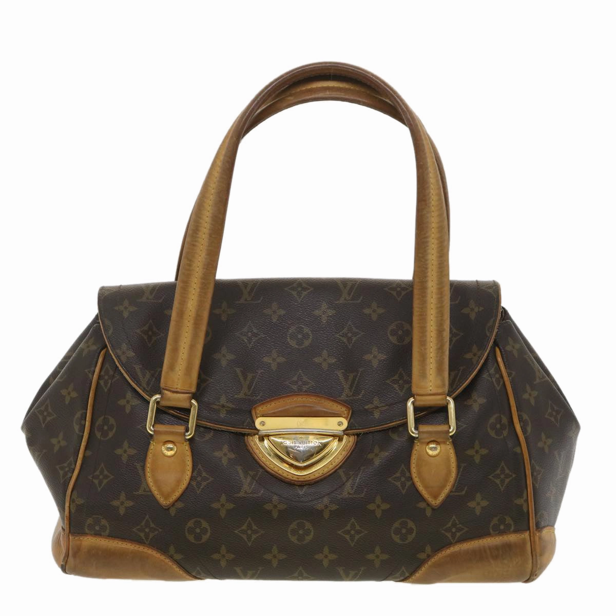 LOUIS VUITTON Monogram Beverly GM Shoulder Bag M40120 LV yk6152B