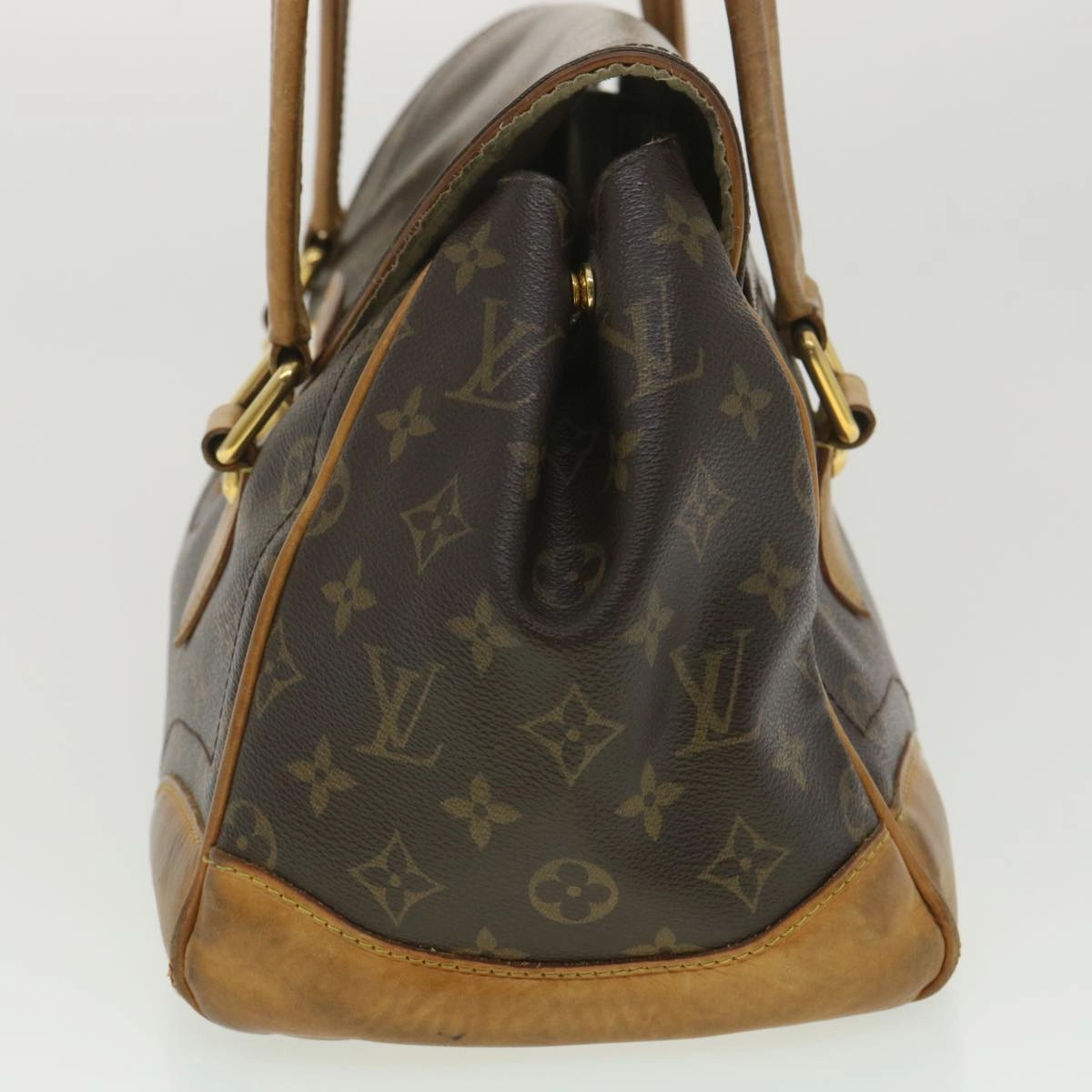 LOUIS VUITTON Monogram Beverly GM Shoulder Bag M40120 LV yk6152B