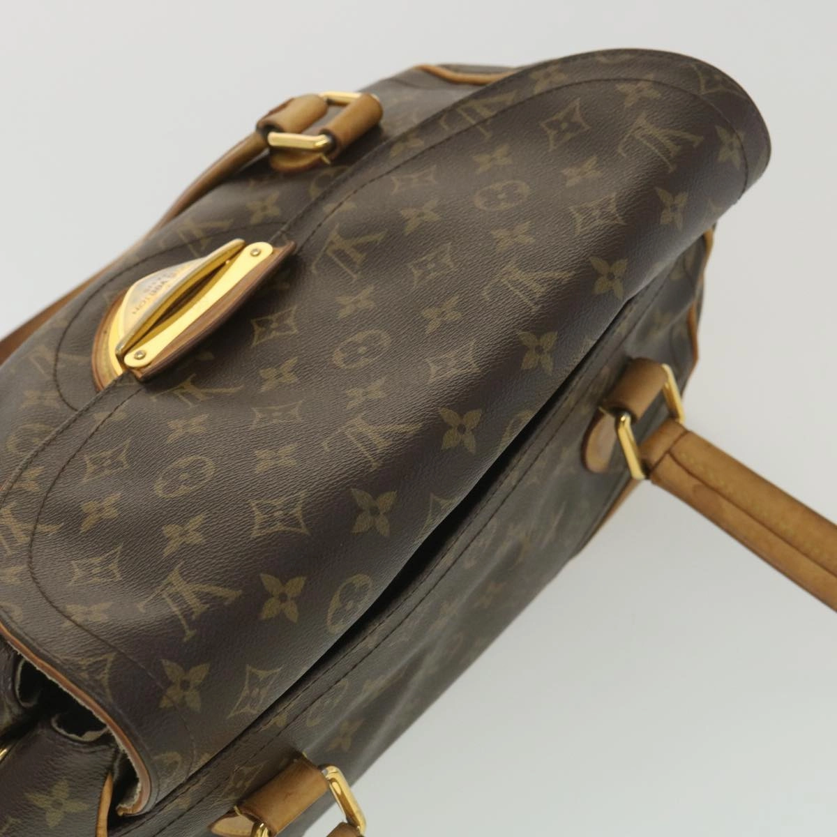 LOUIS VUITTON Monogram Beverly GM Shoulder Bag M40120 LV yk6152B