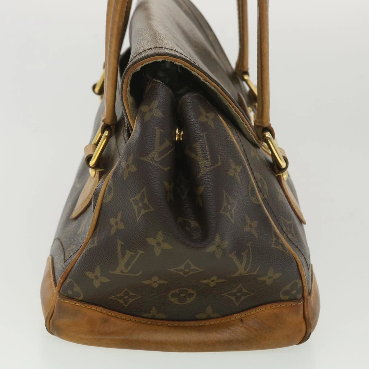 LOUIS VUITTON Monogram Beverly GM Shoulder Bag M40120 LV yk6152B