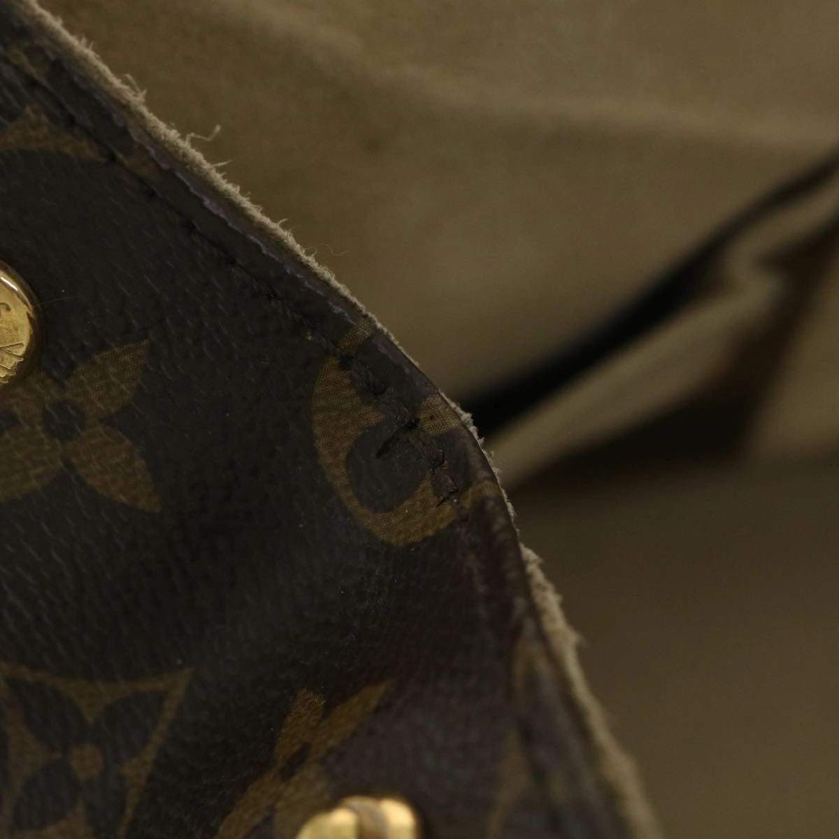LOUIS VUITTON Monogram Beverly GM Shoulder Bag M40120 LV yk6152B