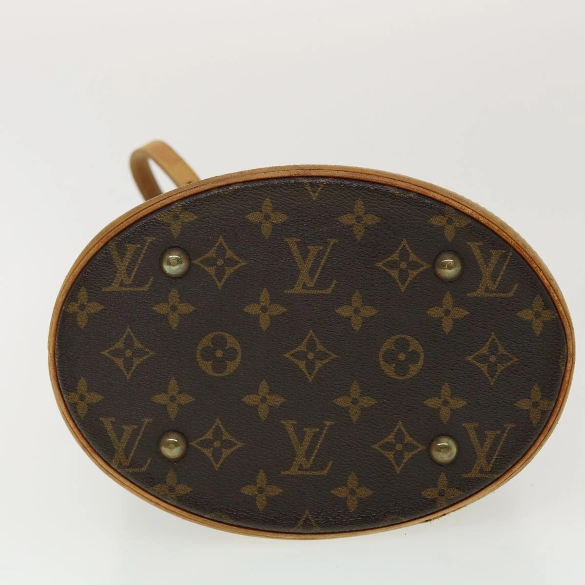 LOUIS VUITTON Monogram Bucket PM Shoulder Bag M42238 LV fm2248