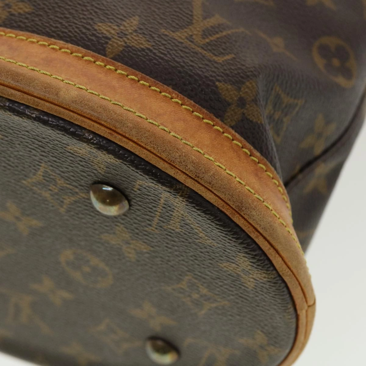 LOUIS VUITTON Monogram Bucket PM Shoulder Bag M42238 LV fm2248