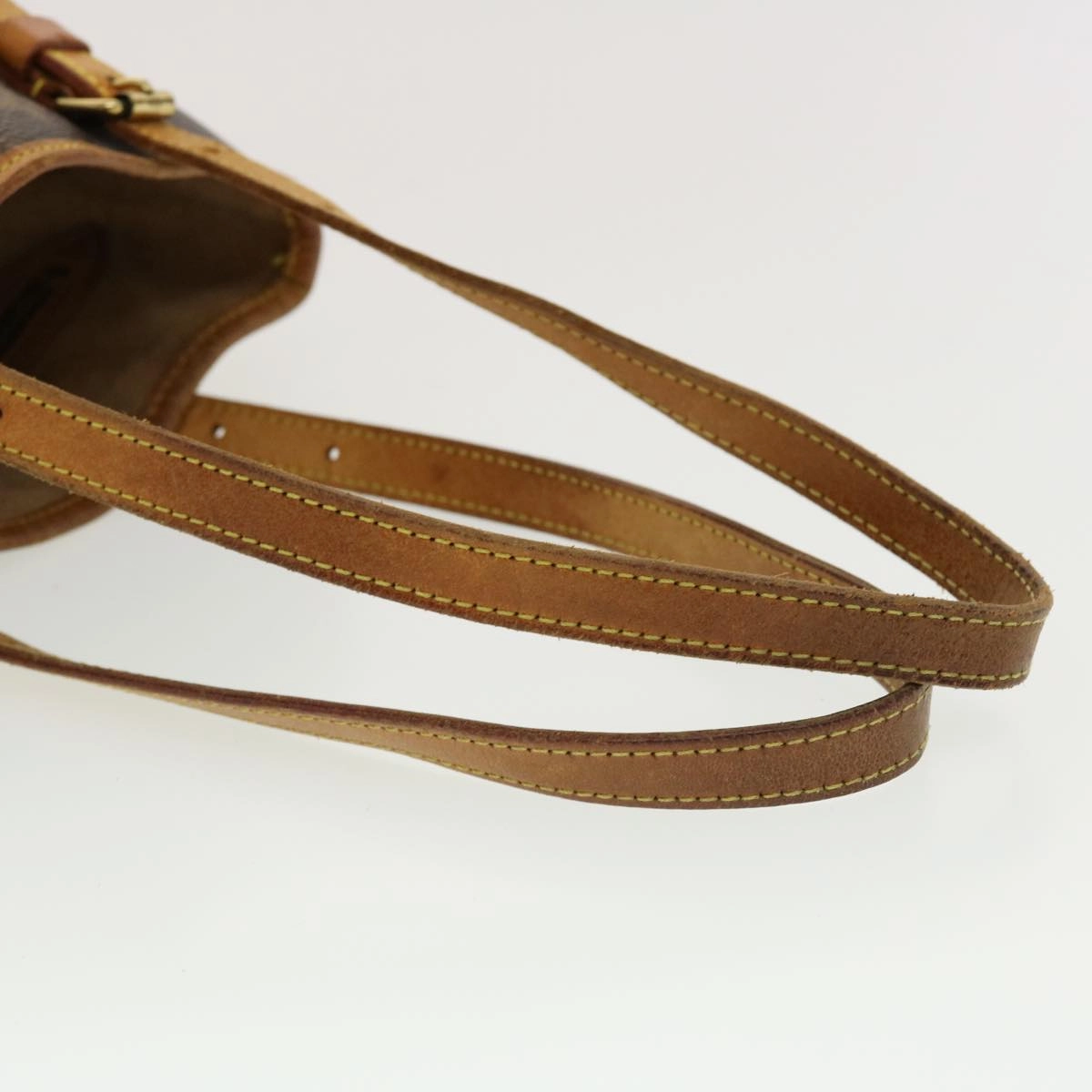 LOUIS VUITTON Monogram Bucket PM Shoulder Bag M42238 LV fm2248