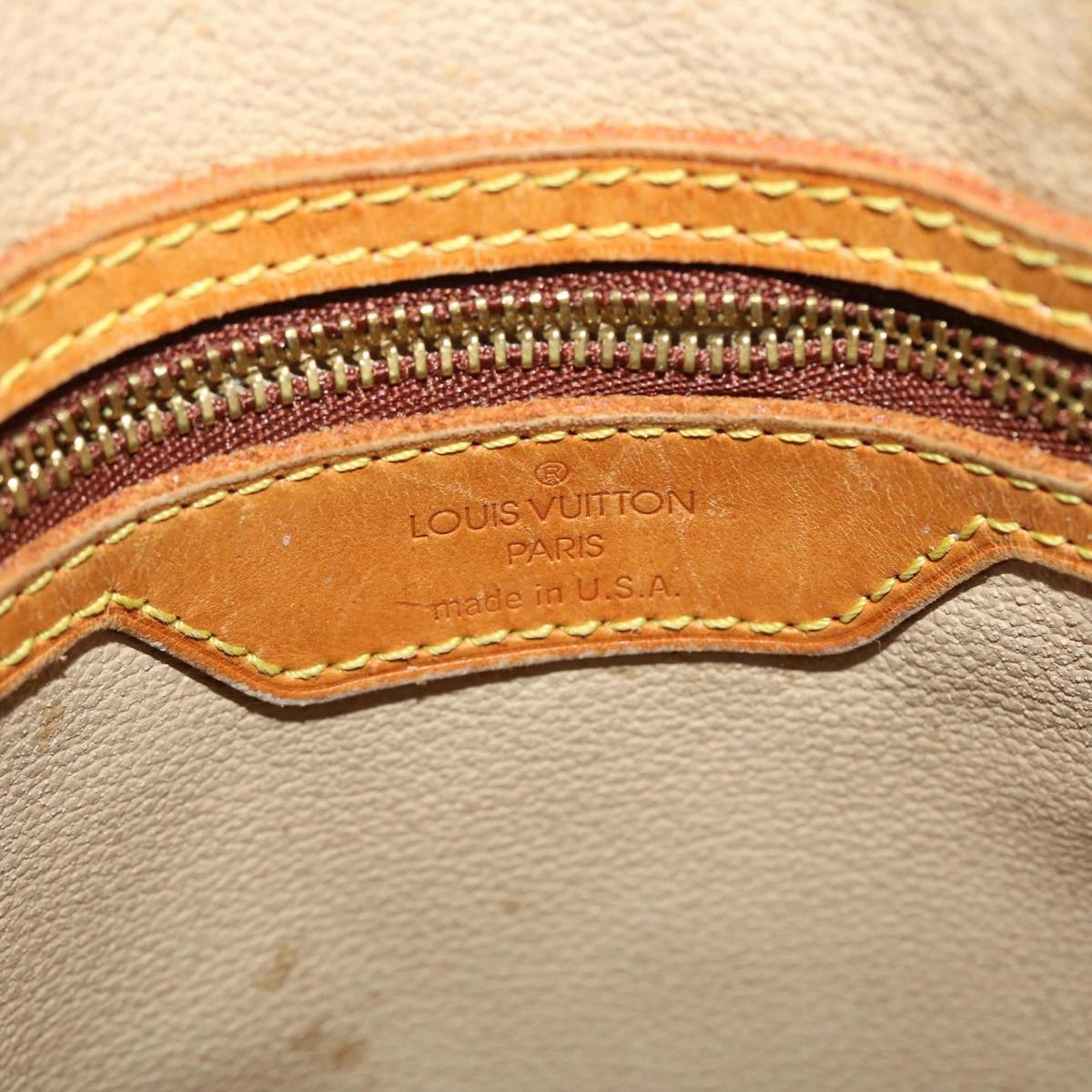 LOUIS VUITTON Monogram Bucket PM Shoulder Bag M42238 LV fm2248