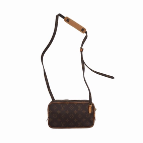 Louis Vuitton Monogram Canvas Pochette Marly Bandouliere Shoulder Bag DU0073