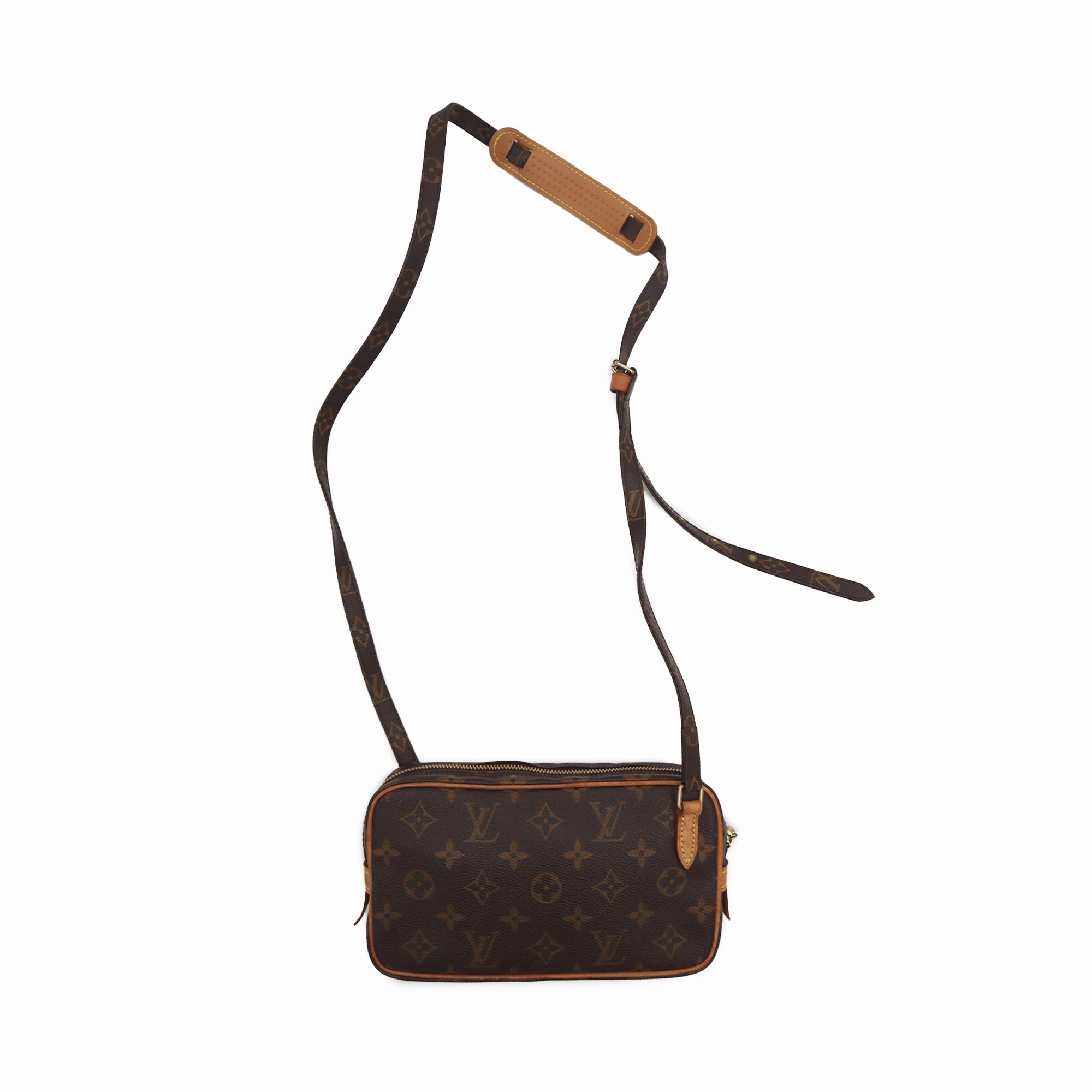 Louis Vuitton Monogram Canvas Pochette Marly Bandouliere Shoulder Bag DU0073
