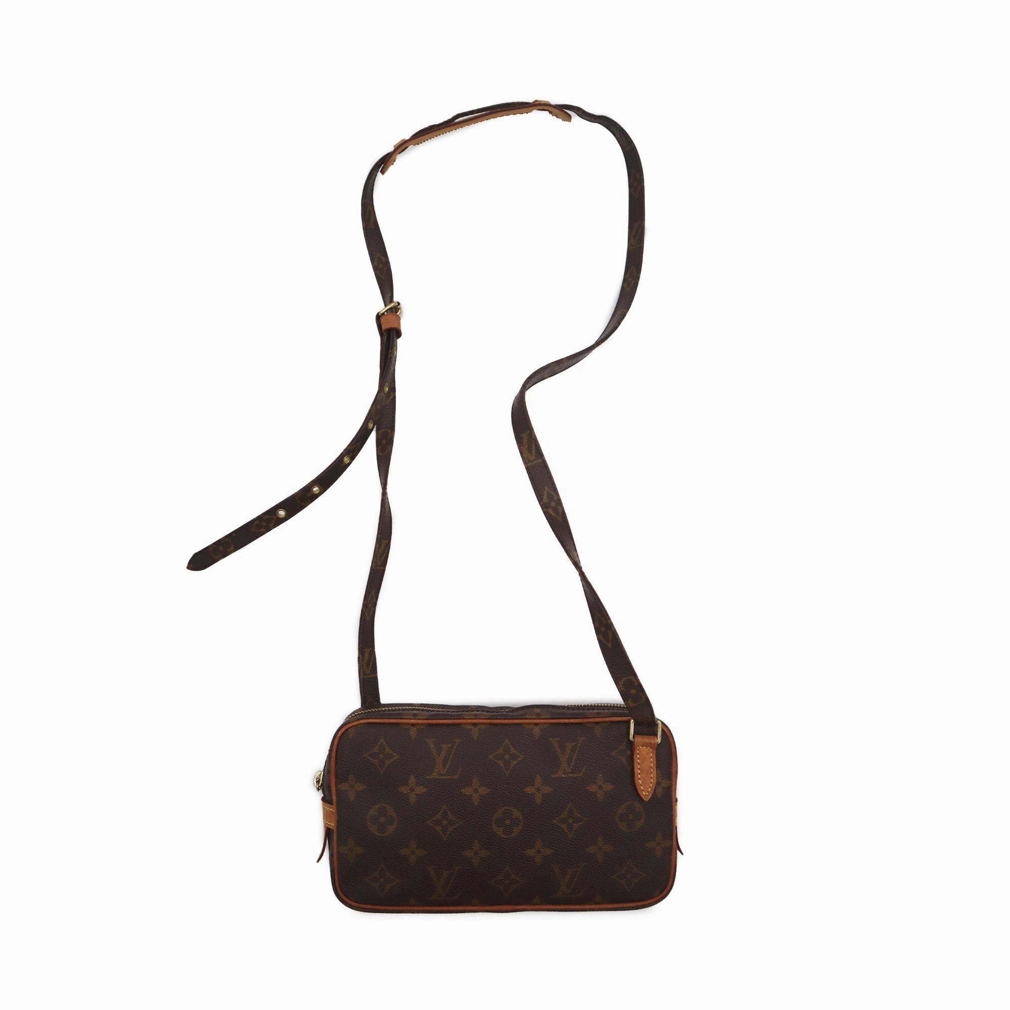Louis Vuitton Monogram Canvas Pochette Marly Bandouliere Shoulder Bag DU0073