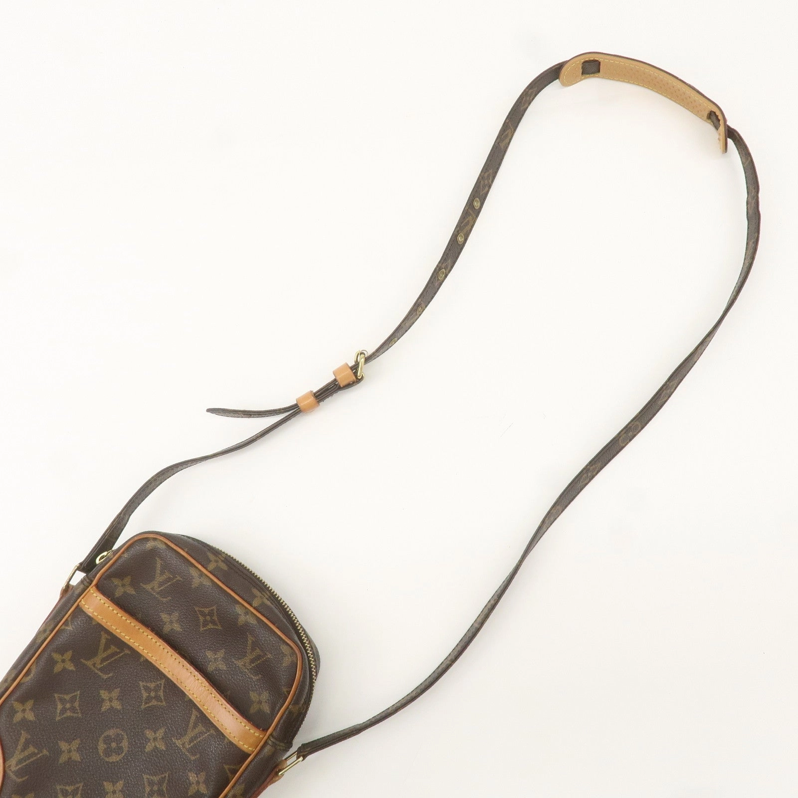 Louis Vuitton Monogram Danube Shoulder Bag Brown M45266
