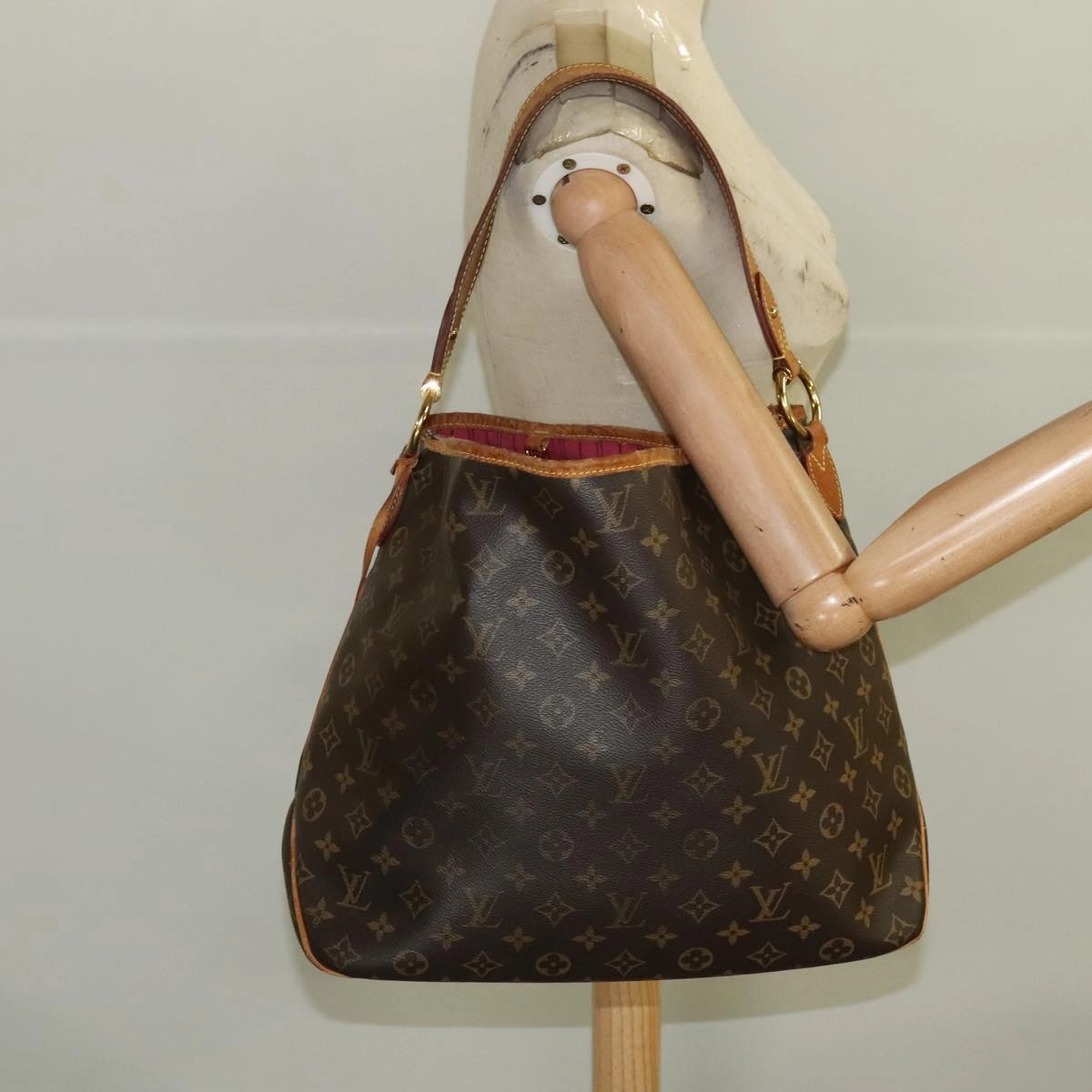 LOUIS VUITTON Monogram Delightful GM Shoulder Bag M40354 LV bs20782