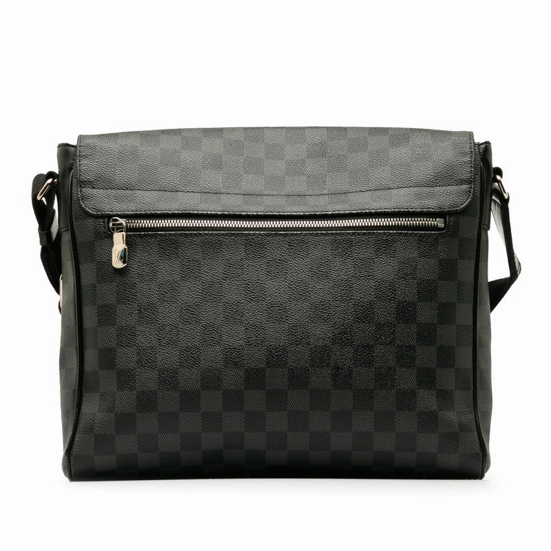 Louis Vuitton Monogram Eclipse District MM Shoulder Bag M45271 Black  Men's