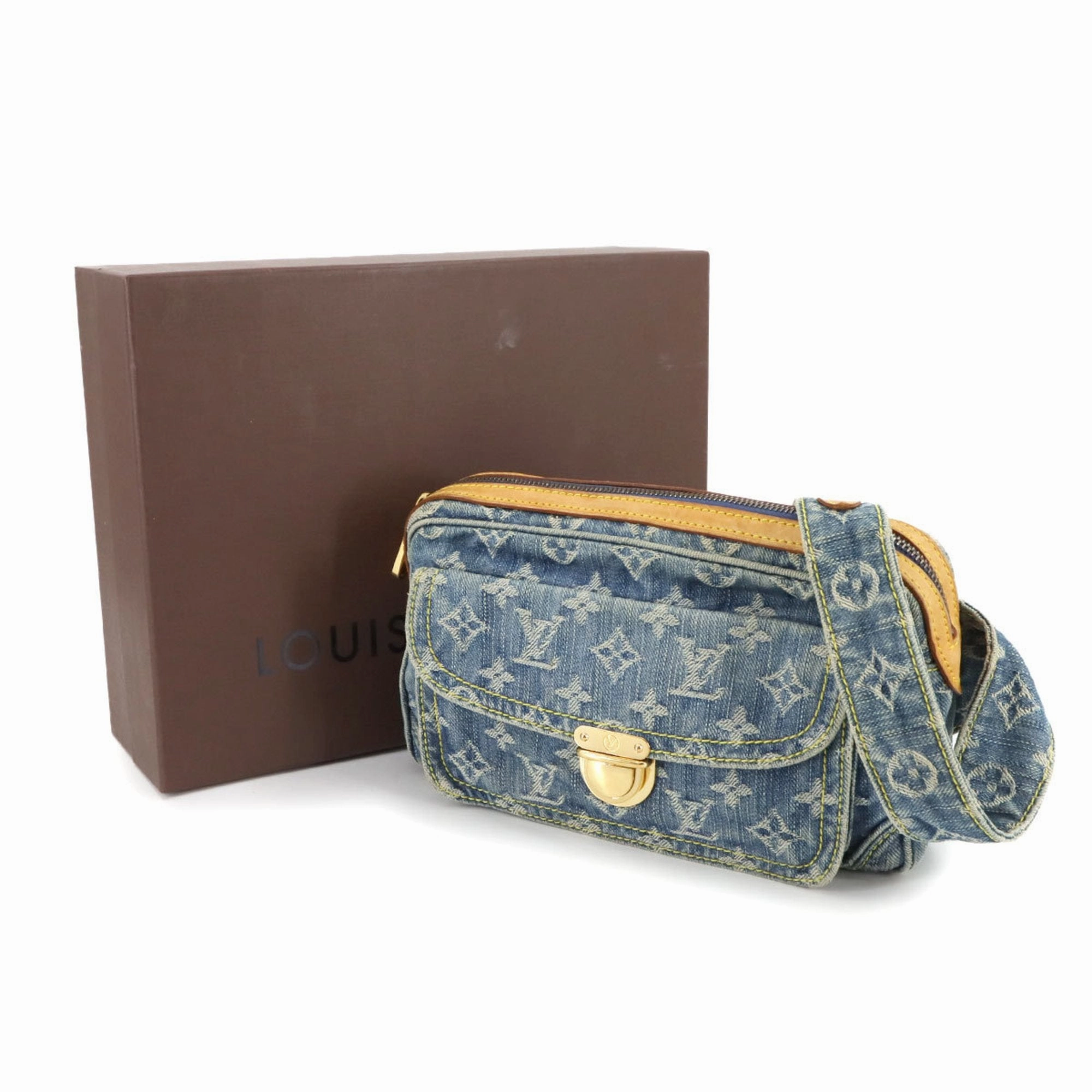 Louis Vuitton Monogram Fanny Pack Pouch Sling Bag (Pre-Owned)