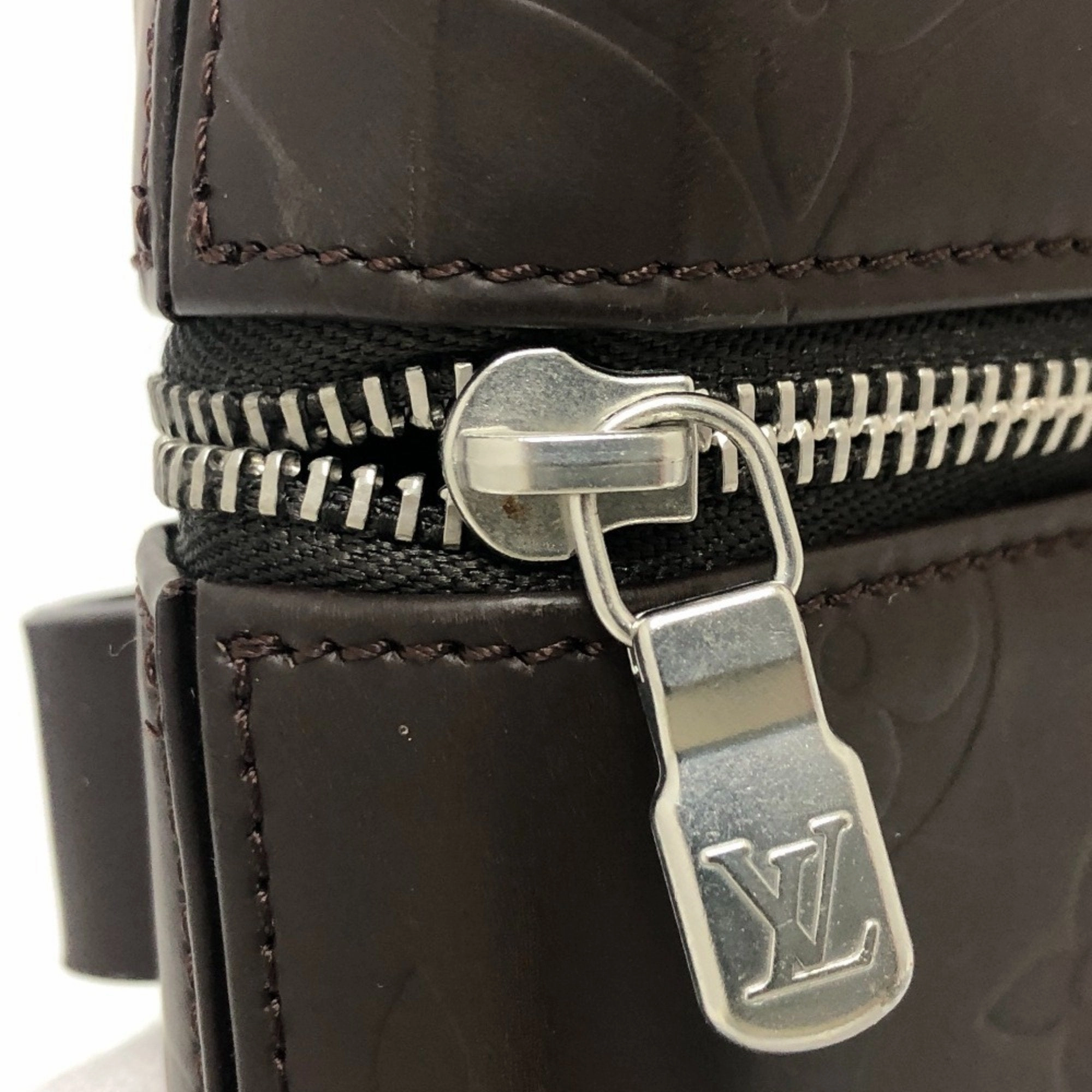 Louis Vuitton Monogram Leather Fanny Pack Pouch (Pre-Owned)