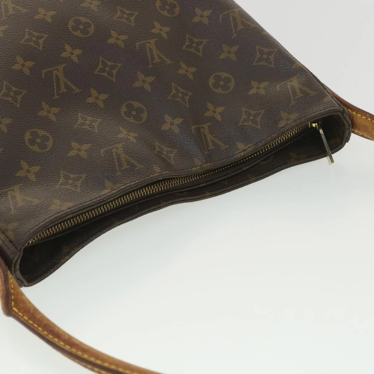LOUIS VUITTON Monogram Looping GM Shoulder Bag M51145 LV 38454