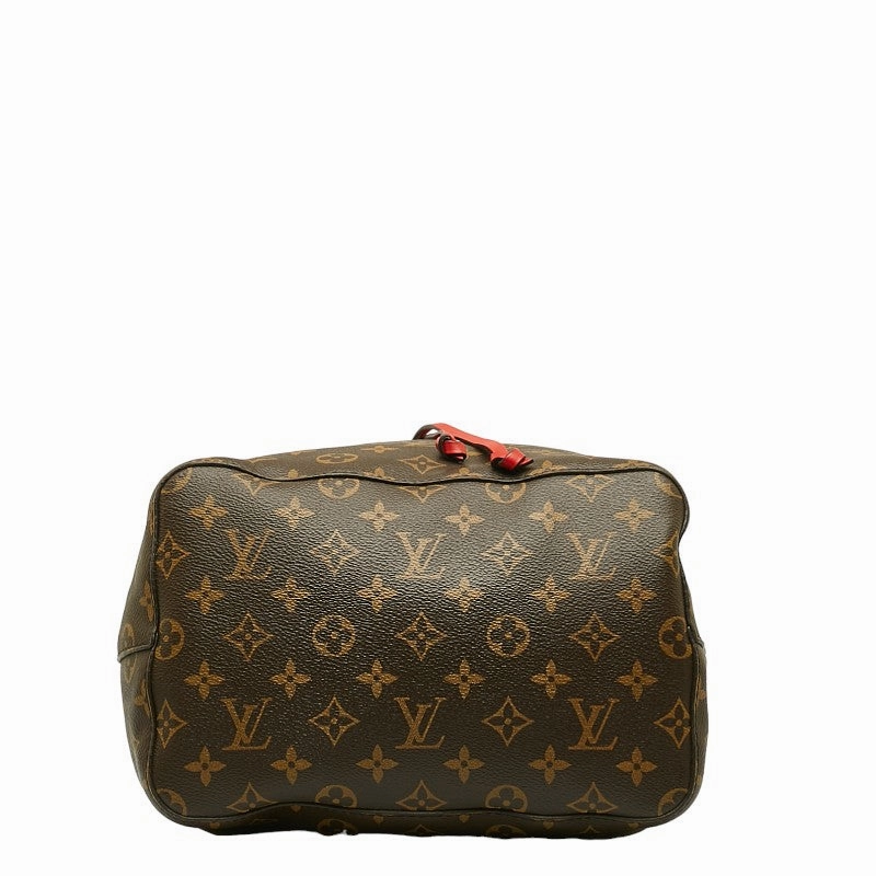 Louis Vuitton Monogram M44021 PVC/Ledger Shoulder Bag Cocklic Red Brown