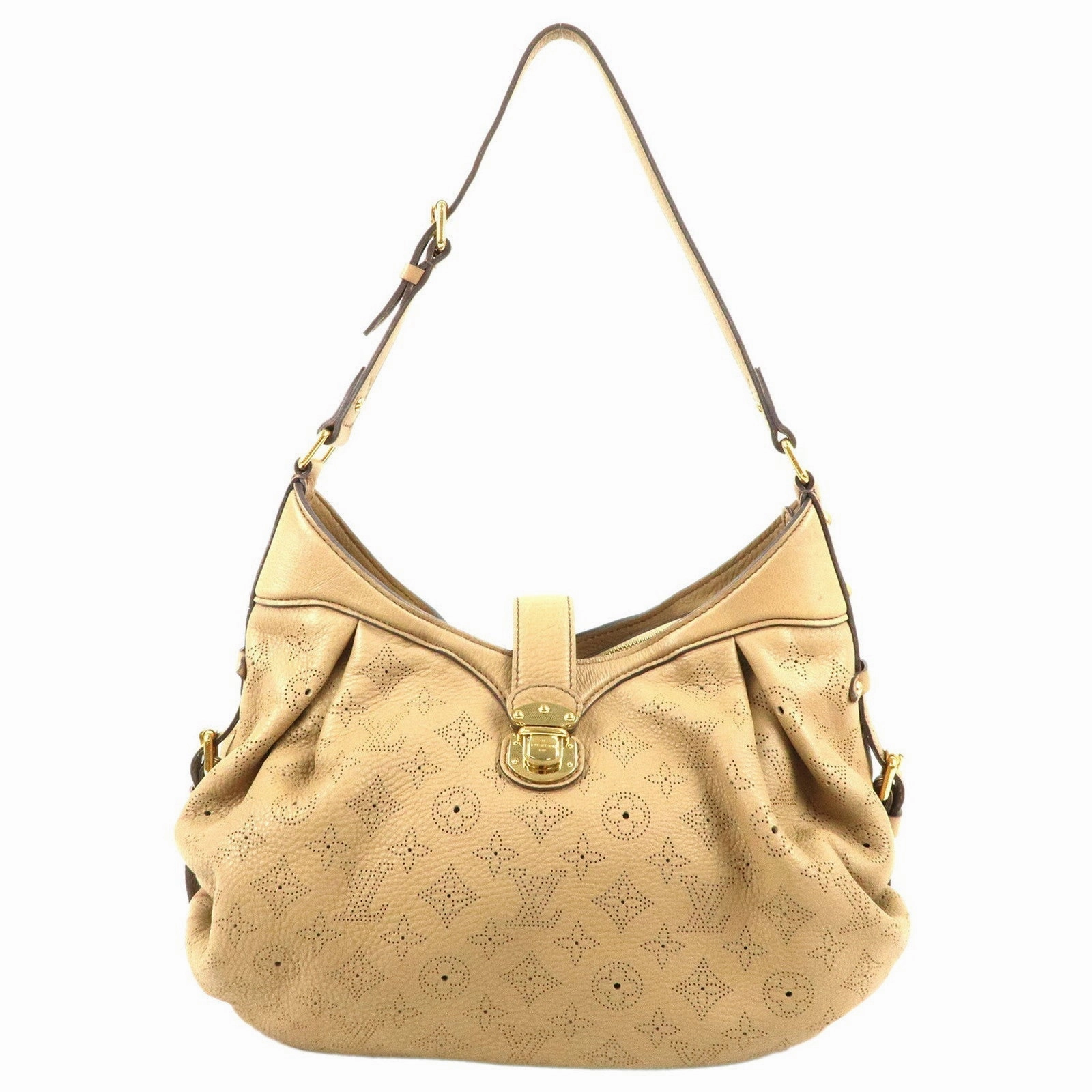 Louis Vuitton Monogram Mahina Neo L Shoulder Bag LightBrown M93979