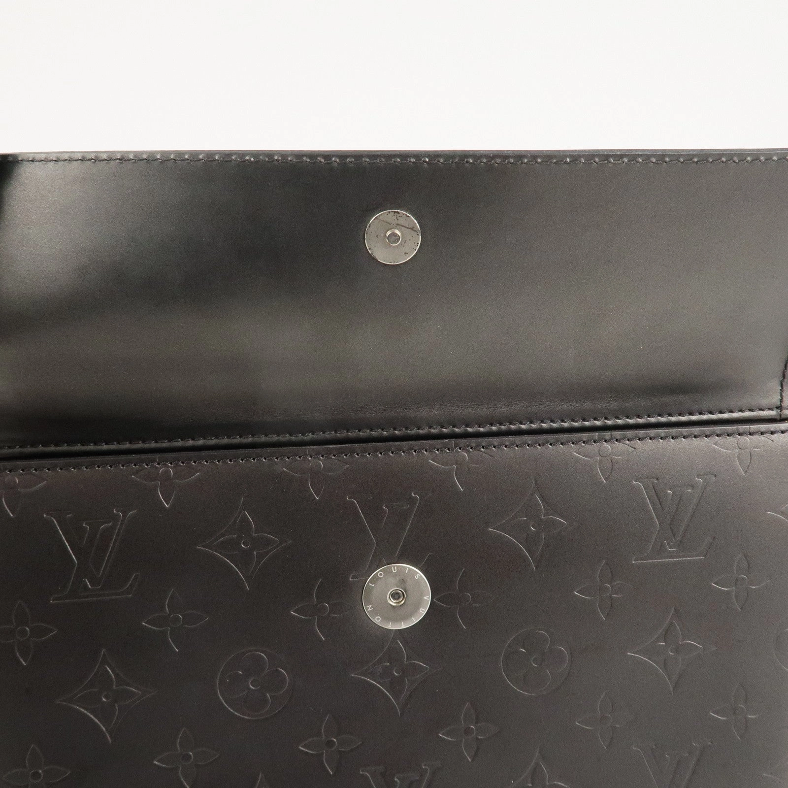 Louis Vuitton Monogram Matte Alston Shoulder Bag Noir M55122
