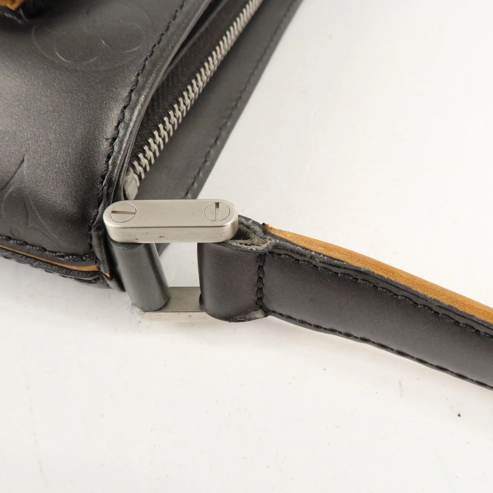 Louis Vuitton Monogram Matte Alston Shoulder Bag Noir M55122