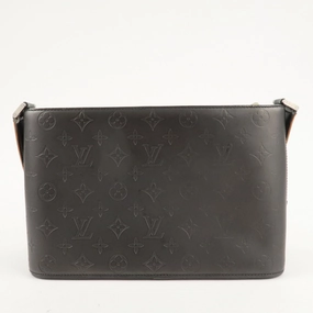 Louis Vuitton Monogram Matte Alston Shoulder Bag Noir M55122