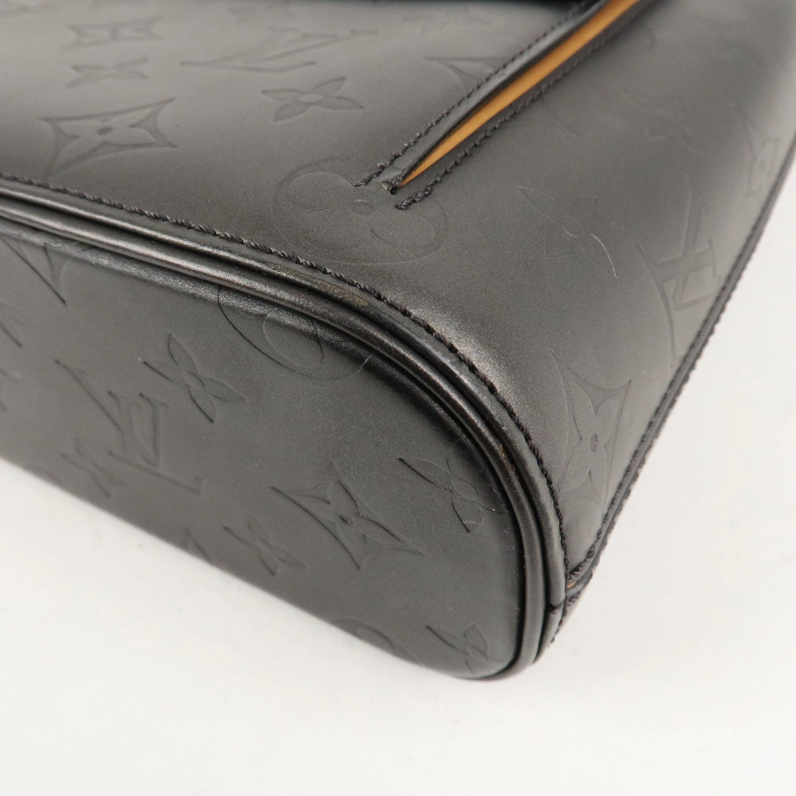 Louis Vuitton Monogram Matte Alston Shoulder Bag Noir M55122