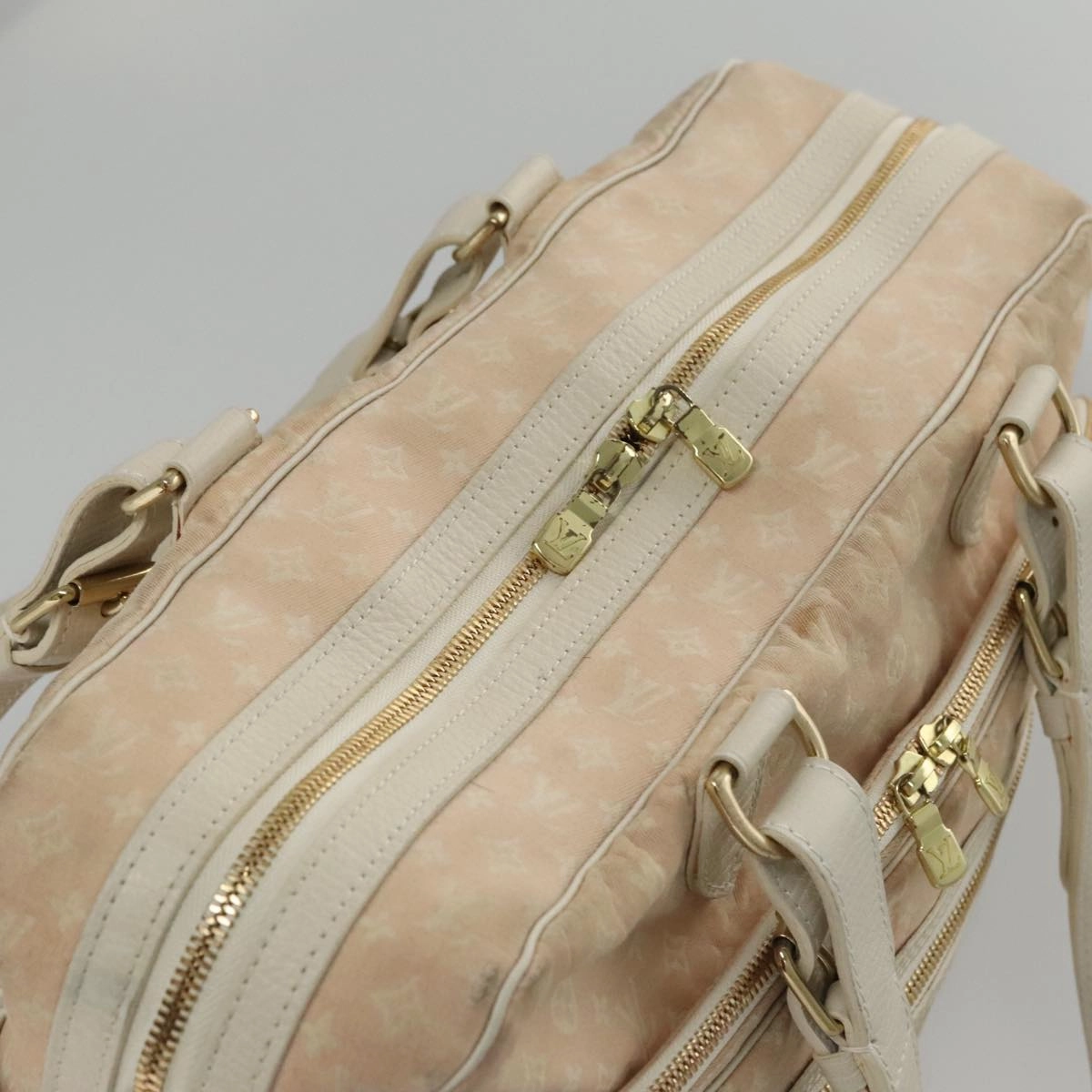 LOUIS VUITTON Monogram Mini Lin Sac Arange Shoulder Bag Rose M95255 104256
