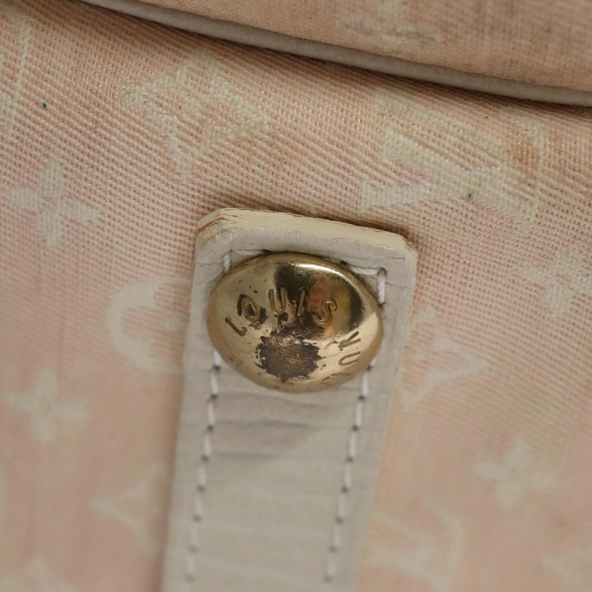 LOUIS VUITTON Monogram Mini Lin Sac Arange Shoulder Bag Rose M95255 104256
